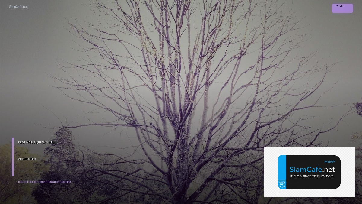 rest api design serverless architecture