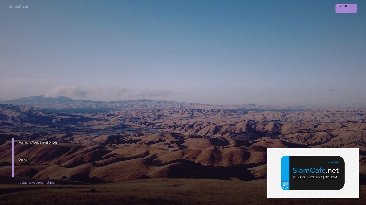 rust actix web event driven design