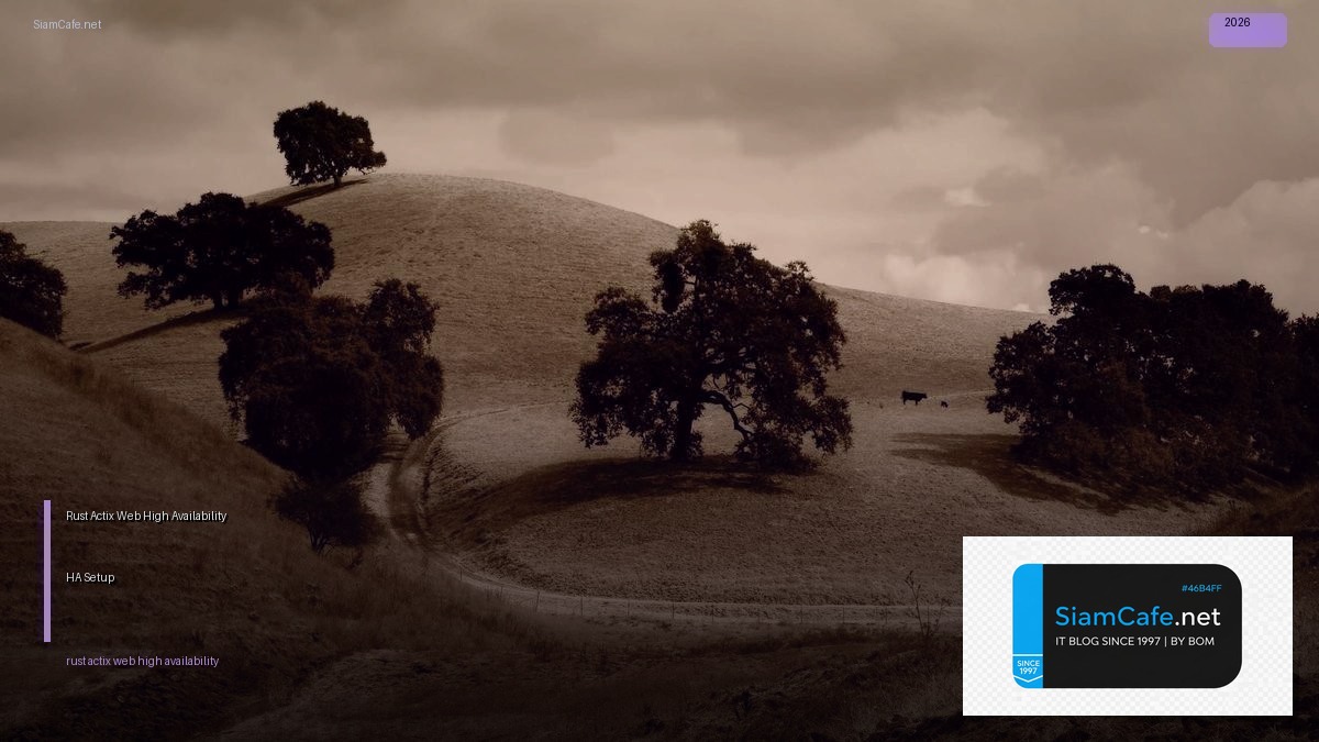 rust actix web high availability ha setup