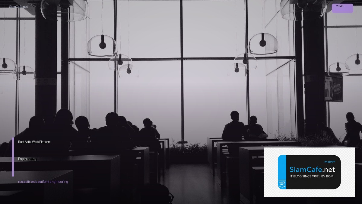 rust actix web platform engineering