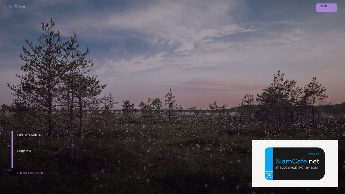 rust actix web ssl tls certificate