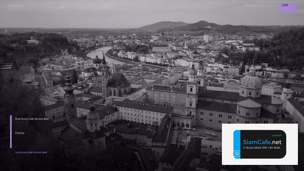 rust axum code review best practice