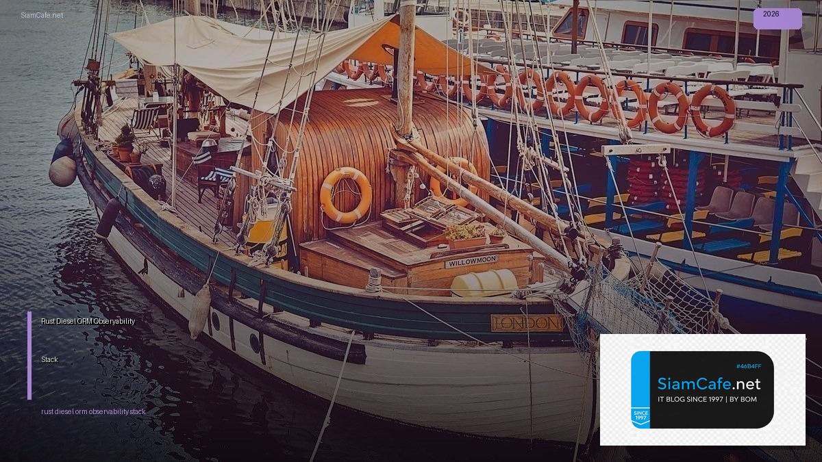 Rust Diesel ORM Observability Stack — คู่มือฉบับสมบูรณ์ 2026 | SiamCafe Blog