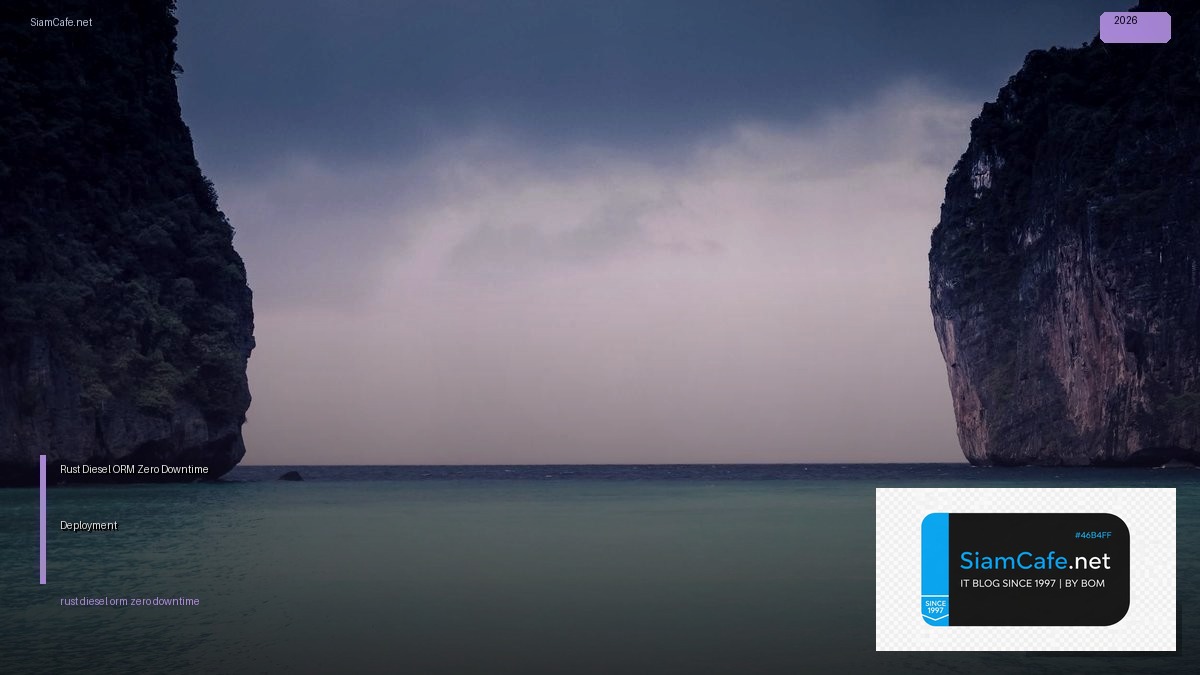 rust diesel orm zero downtime deployment