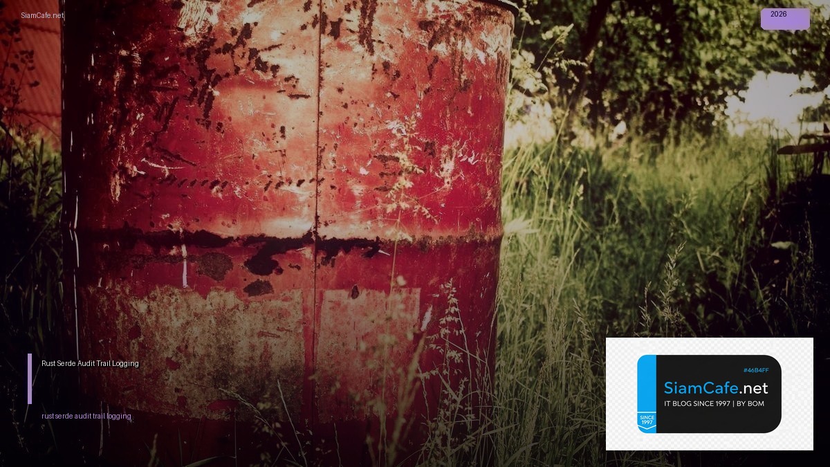 rust serde audit trail logging