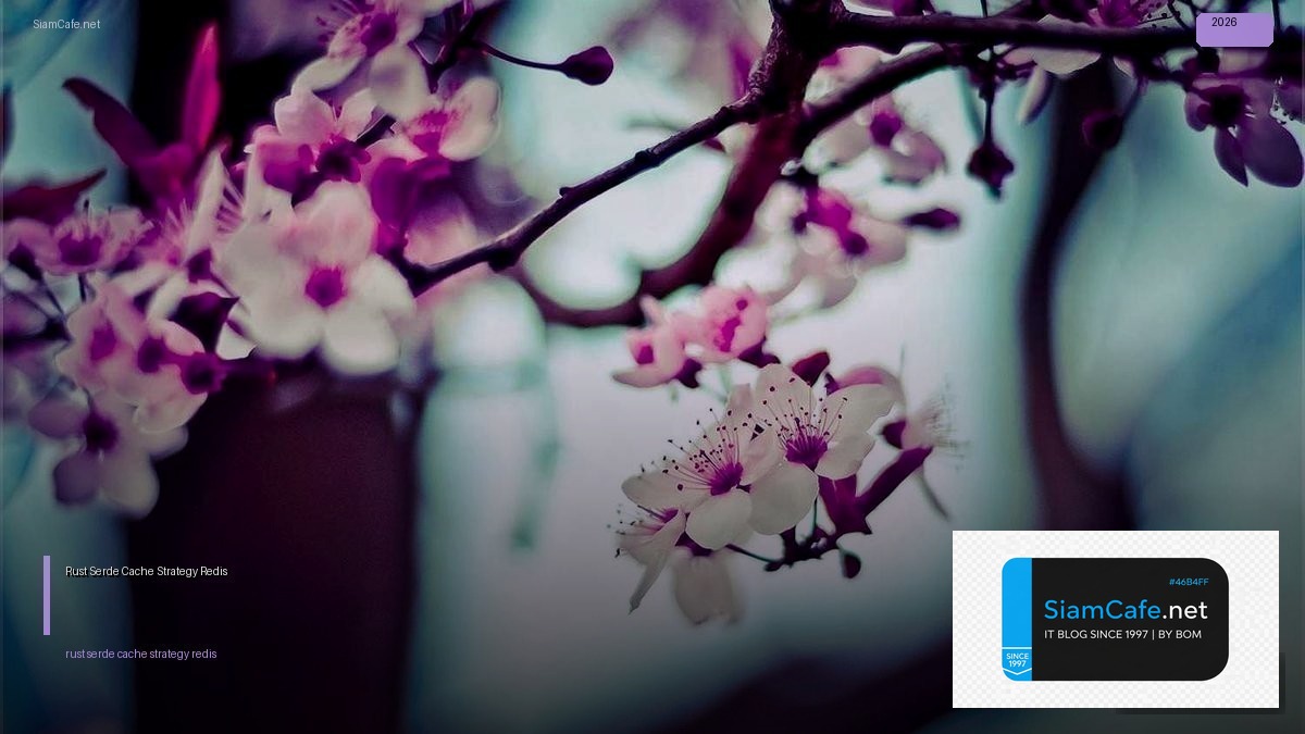 Rust Serde Cache Strategy Redis — คู่มือฉบับสมบูรณ์ 2026 | SiamCafe Blog