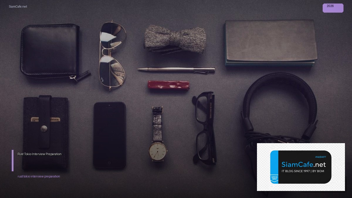 Rust Tokio Interview Preparation — คู่มือฉบับสมบูรณ์ 2026 | SiamCafe Blog