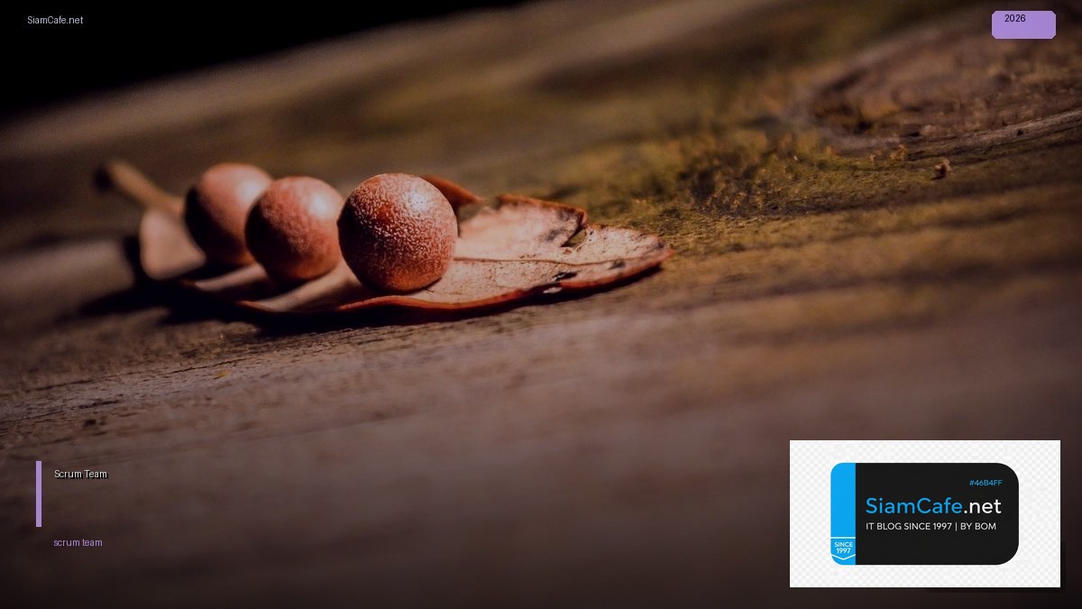 Scrum Team คืออะไร | SiamCafe Blog