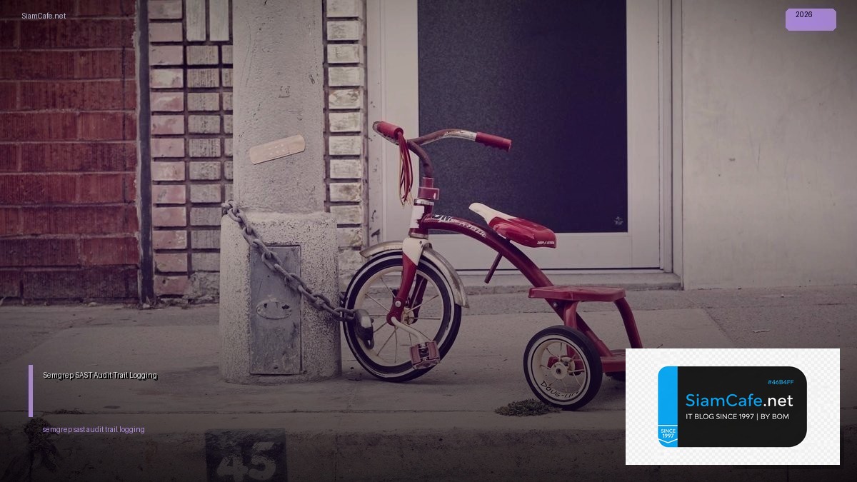 semgrep sast audit trail logging