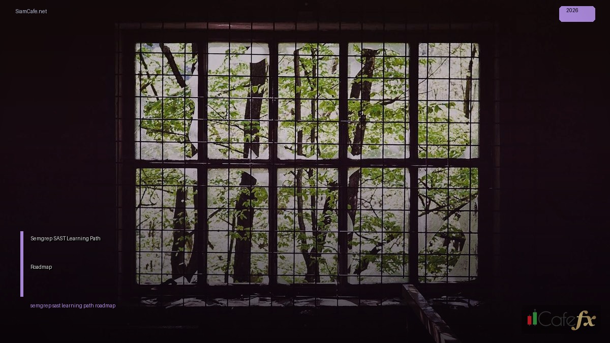 Semgrep SAST Learning Path Roadmap — คู่มือฉบับสมบูรณ์ 2026 | SiamCafe Blog