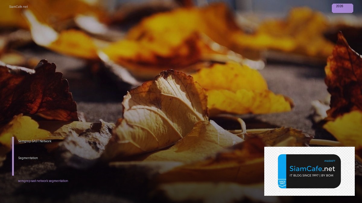 semgrep sast network segmentation