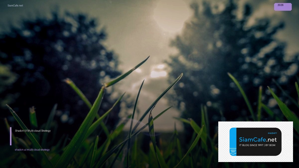 shadcn ui multi cloud strategy