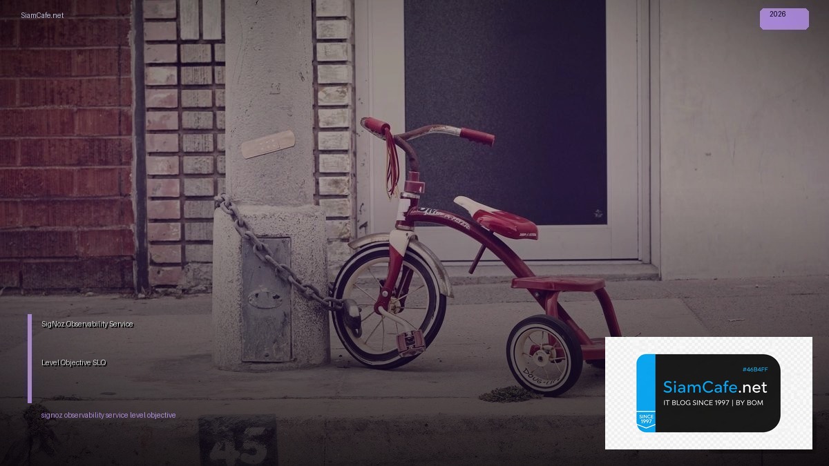 signoz observability service level objective slo