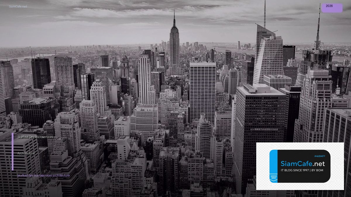 skaffold dev microservices architecture