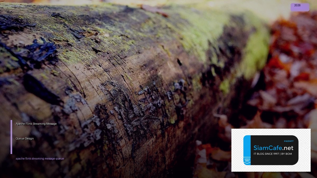 apache flink streaming message queue design