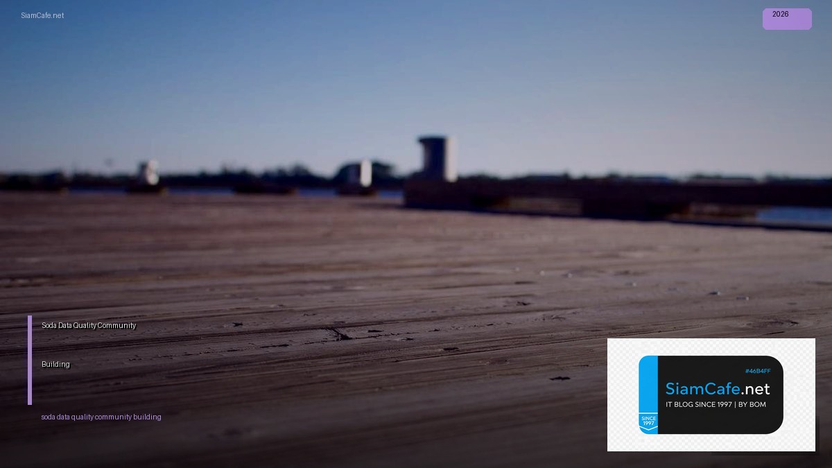 soda data quality community building