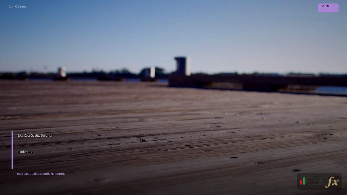 Soda Data Quality Security Hardening ป้องกันแฮก | SiamCafe Blog
