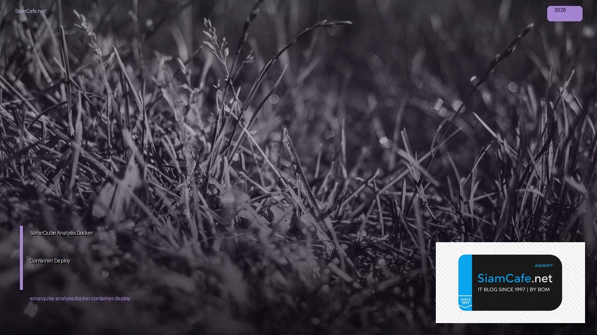 sonarqube analysis docker container deploy