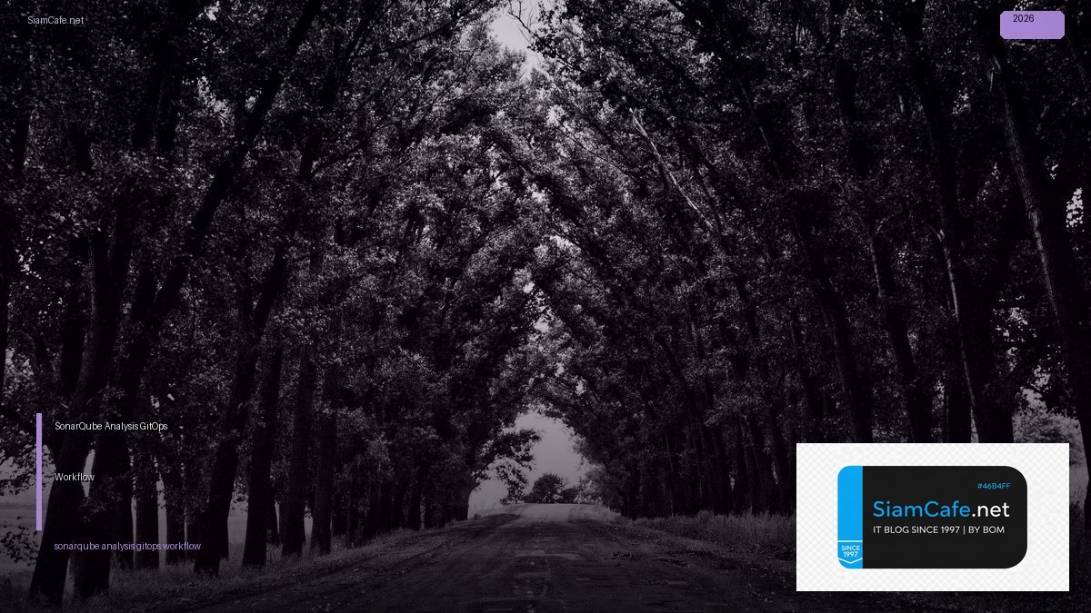 sonarqube analysis gitops workflow