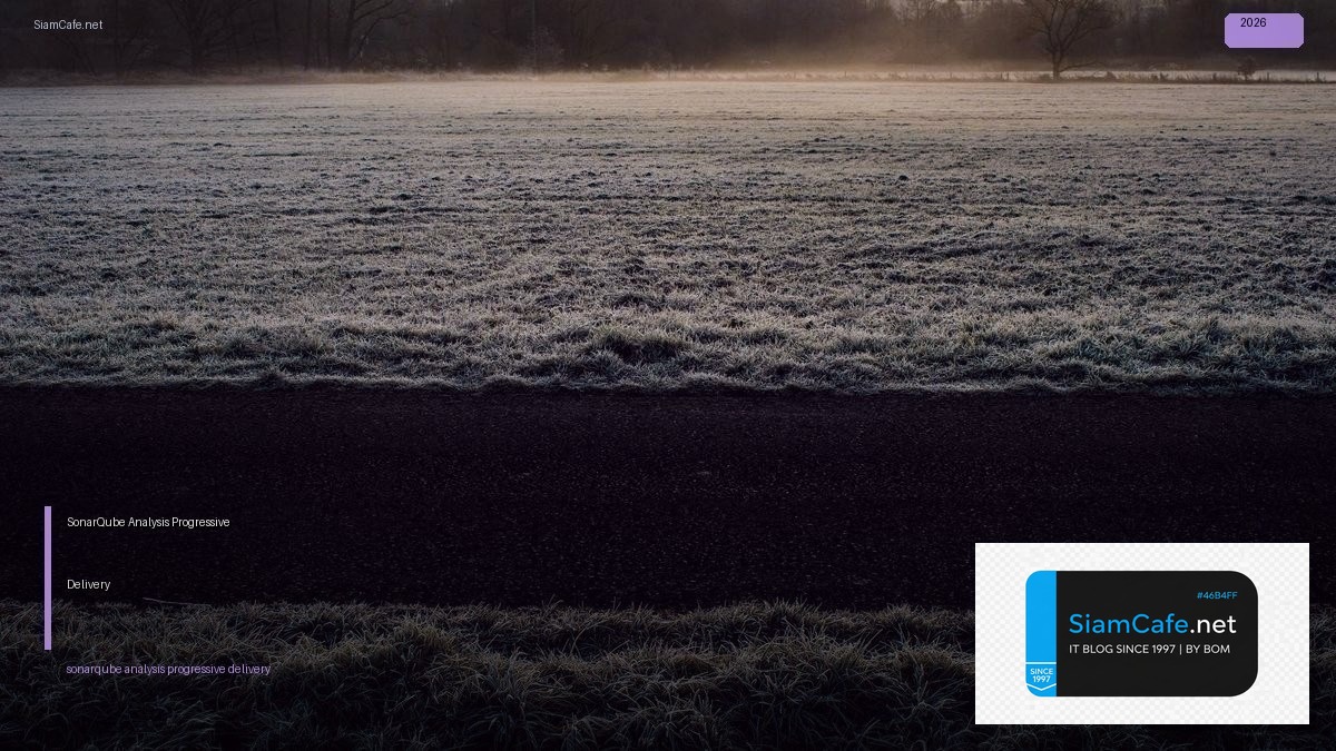 sonarqube analysis progressive delivery