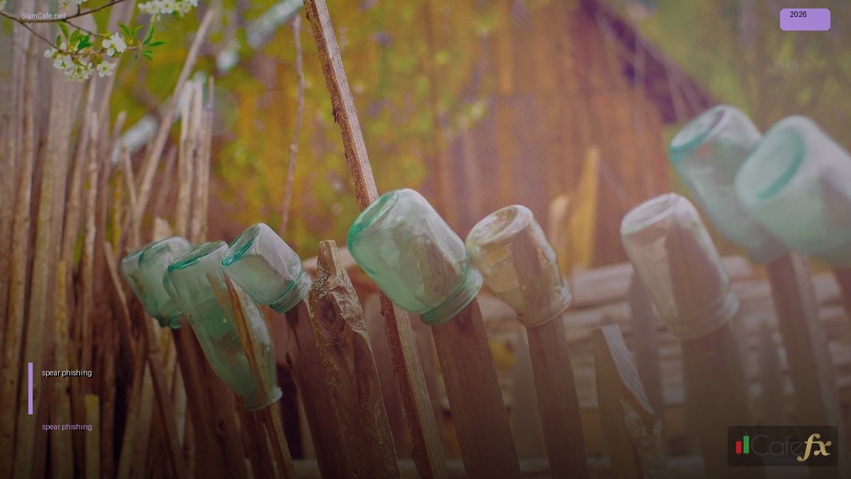 spear phishing คือ — คู่มือฉบับสมบูรณ์ 2026 | SiamCafe Blog