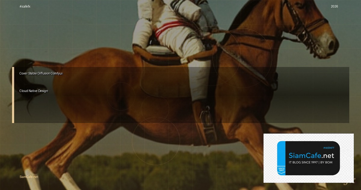 Stable Diffusion ComfyUI Cloud Native Design — คู่มือฉบับสมบูรณ์ 2026 | SiamCafe Blog