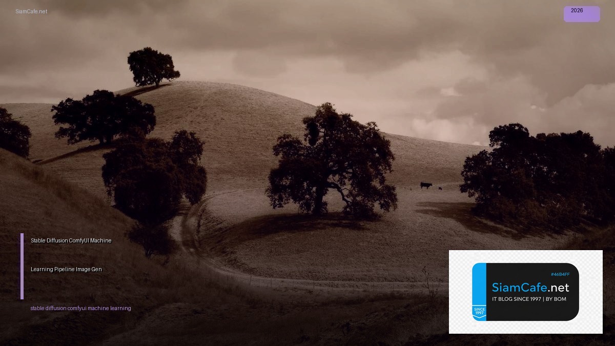 Stable Diffusion ComfyUI Machine Learning Pipeline  สร้างระบบ Image Generation อัตโนมัติ