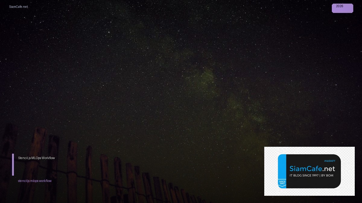 stenciljs mlops workflow