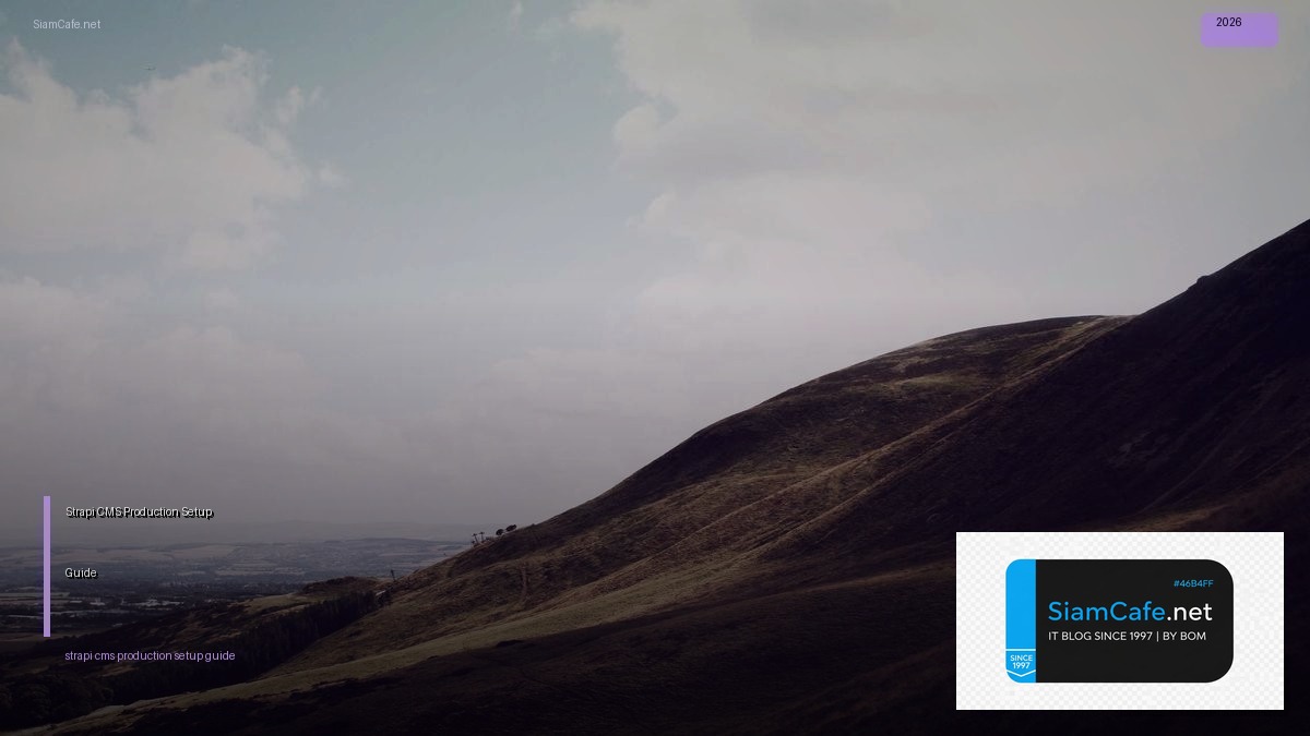 strapi cms production setup guide