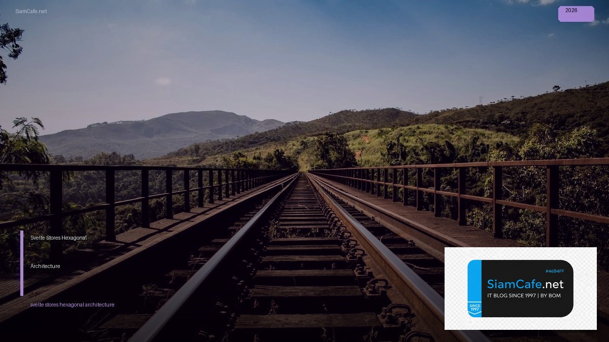 svelte stores hexagonal architecture