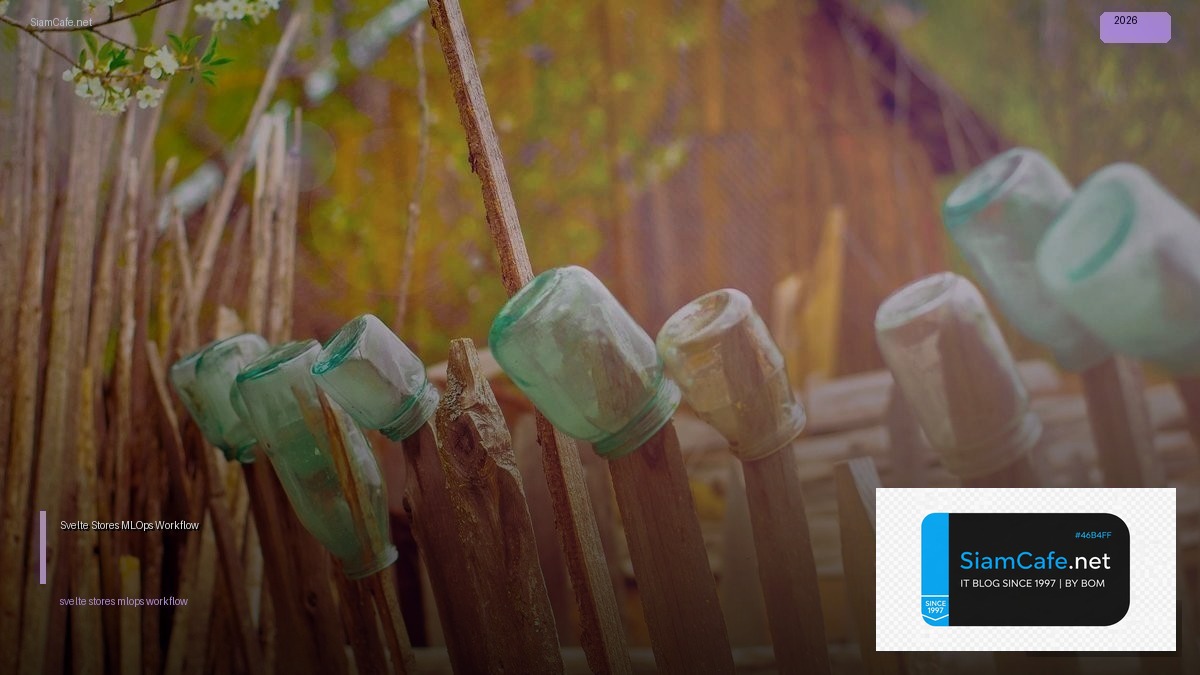 svelte stores mlops workflow