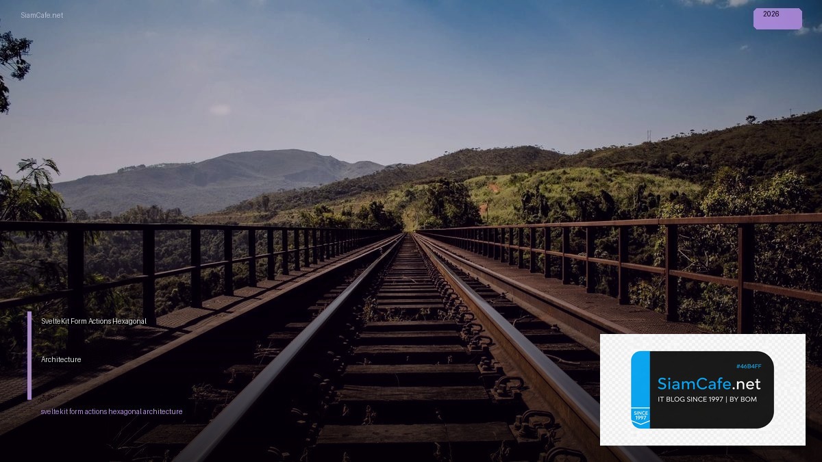 sveltekit form actions hexagonal architecture