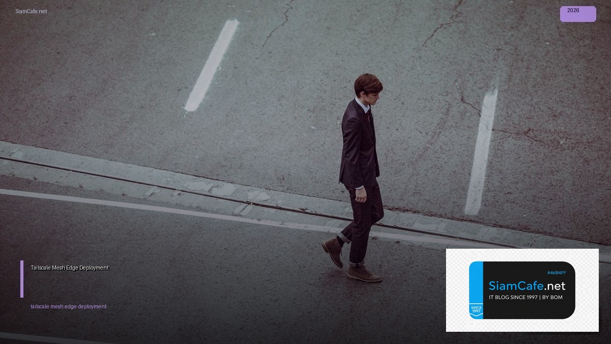 Tailscale Mesh Edge Deployment — คู่มือฉบับสมบูรณ์ 2026 | SiamCafe Blog