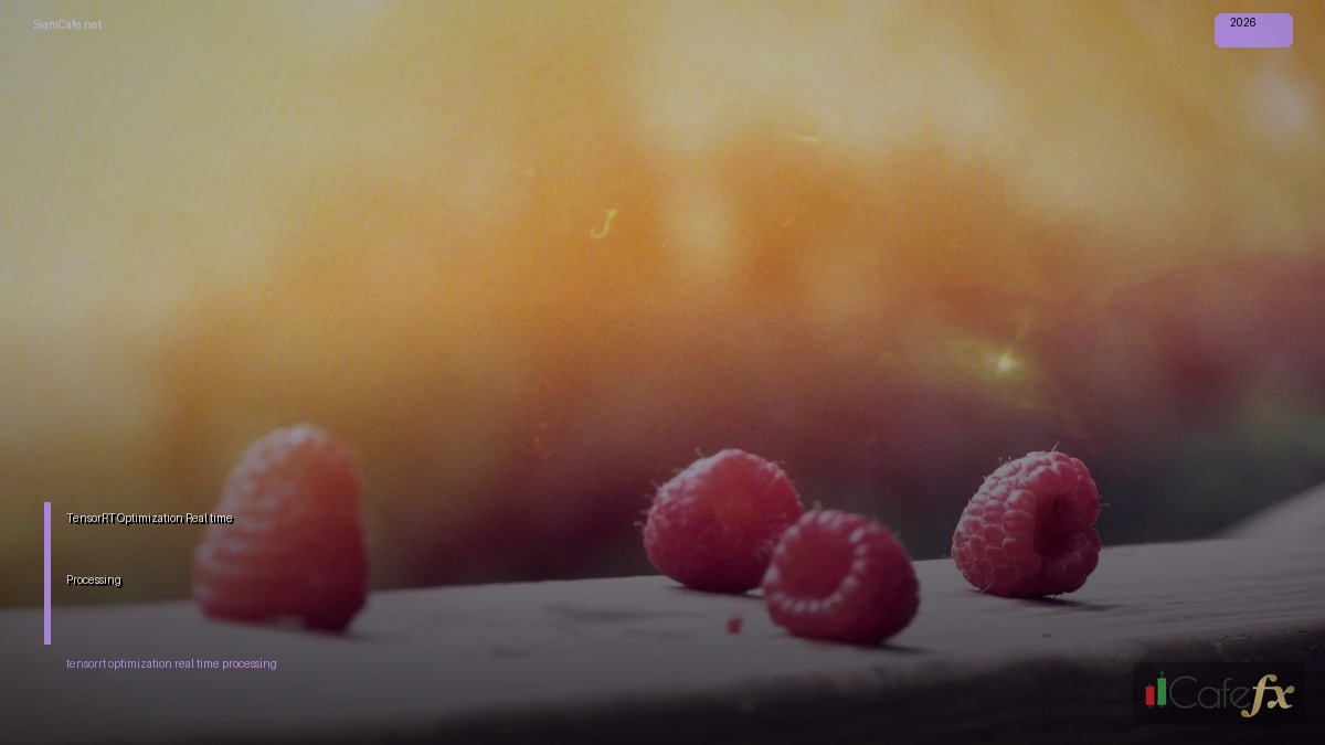 TensorRT Optimization Real-time Processing — คู่มือฉบับสมบูรณ์ 2026 | SiamCafe Blog