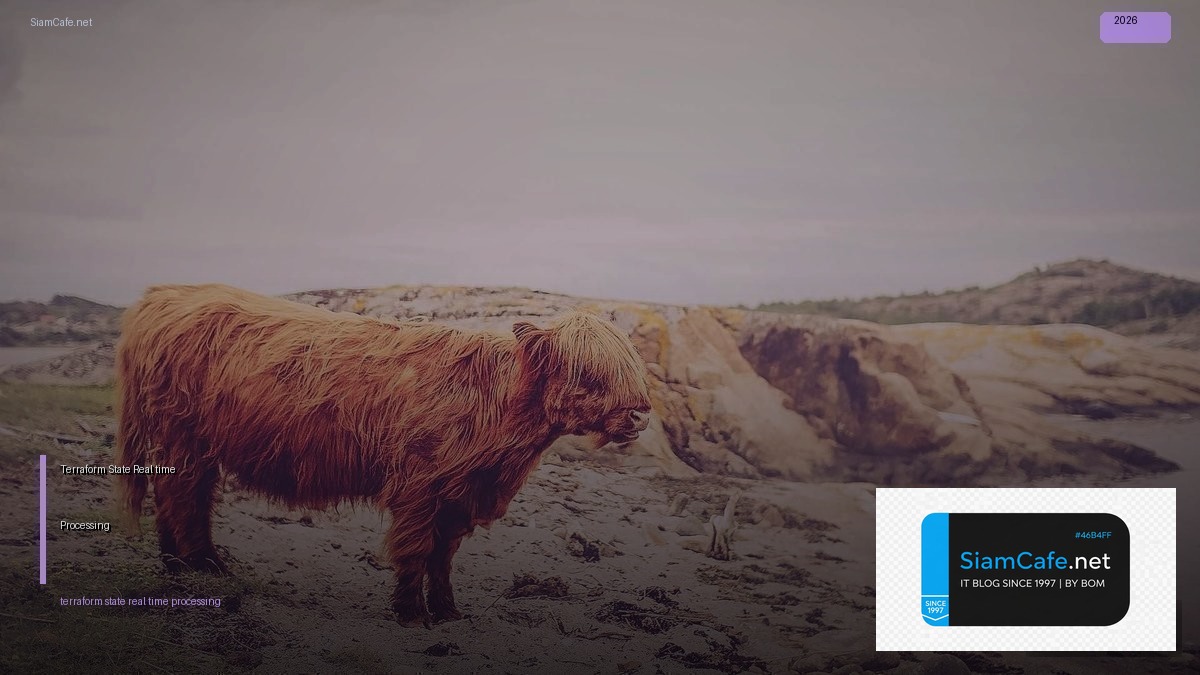 terraform state real time processing