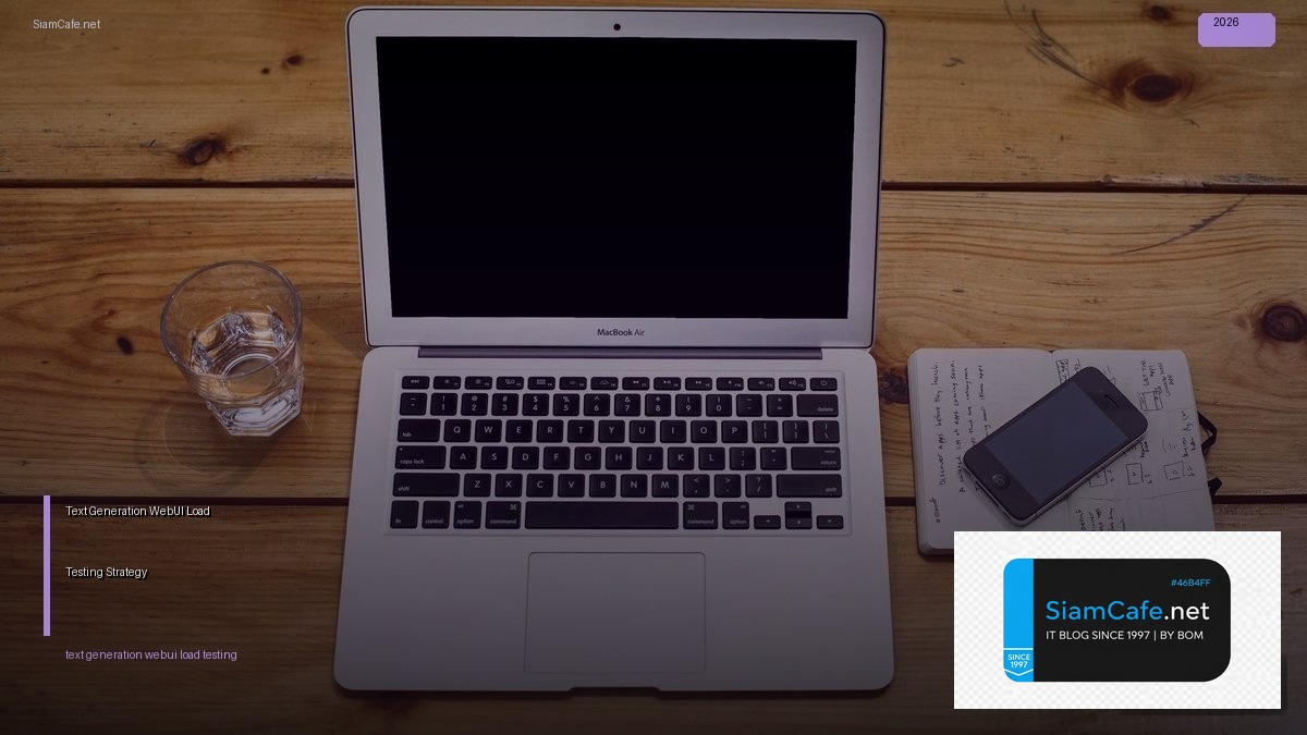 Text Generation WebUI Load Testing Strategy | SiamCafe Blog