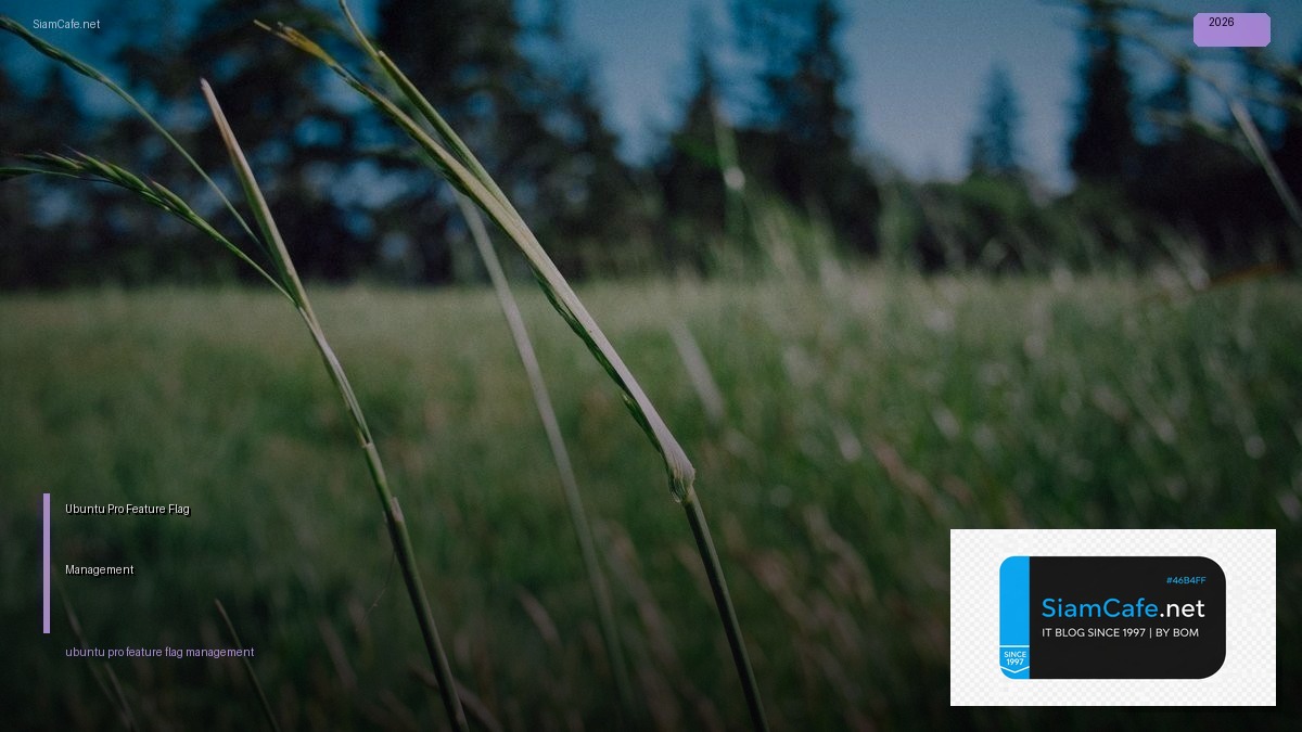 Ubuntu Pro Feature Flag Management — คู่มือฉบับสมบูรณ์ 2026 | SiamCafe Blog