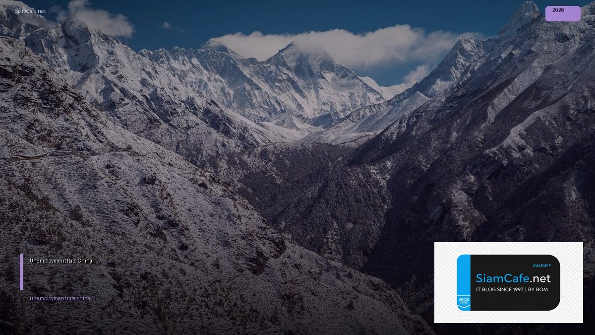 unemployment rate china