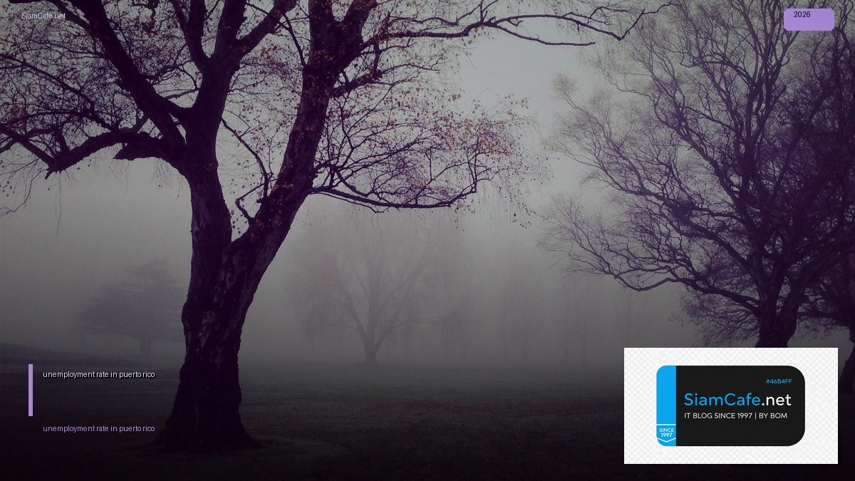 unemployment rate in puerto rico