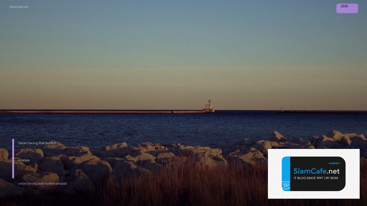 voice cloning post mortem analysis