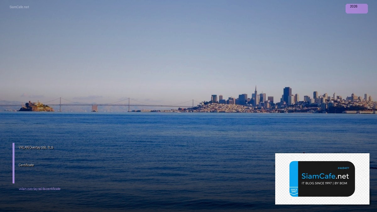 VXLAN Overlay SSL TLS Certificate — คู่มือฉบับสมบูรณ์ 2026 | SiamCafe Blog