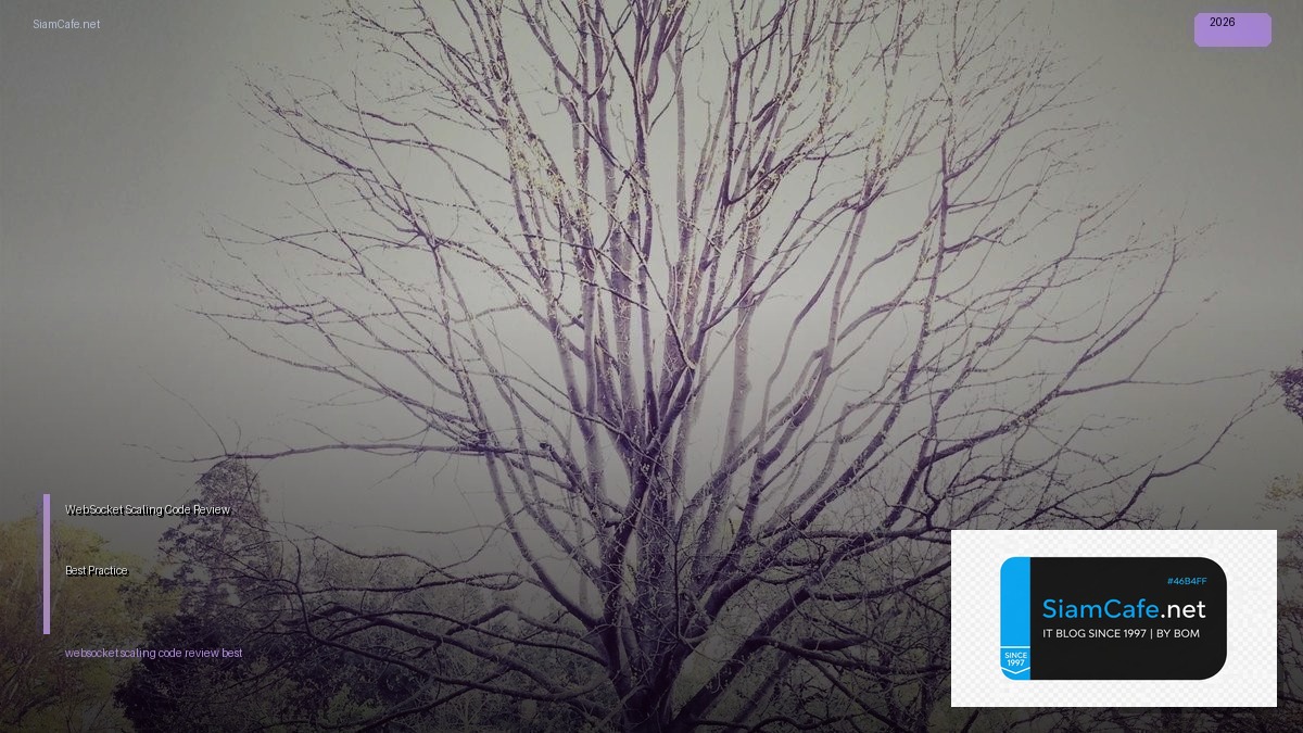 WebSocket Scaling Code Review Best Practice — คู่มือฉบับสมบูรณ์ 2026 | SiamCafe Blog