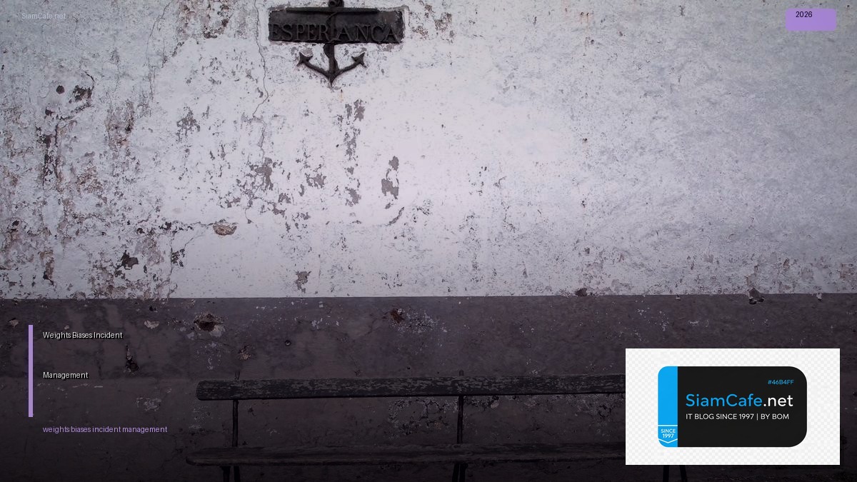 weights biases incident management