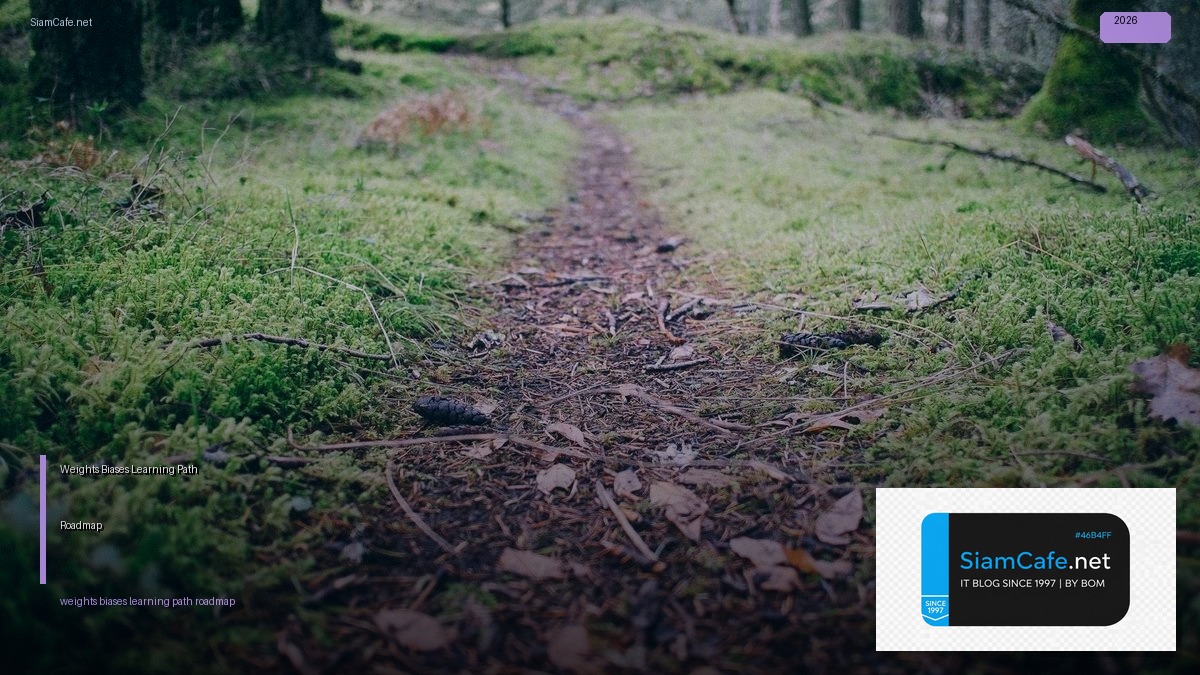 Weights Biases Learning Path Roadmap — คู่มือฉบับสมบูรณ์ 2026 | SiamCafe Blog