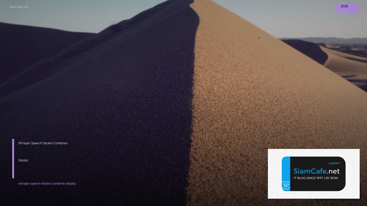 whisper speech docker container deploy