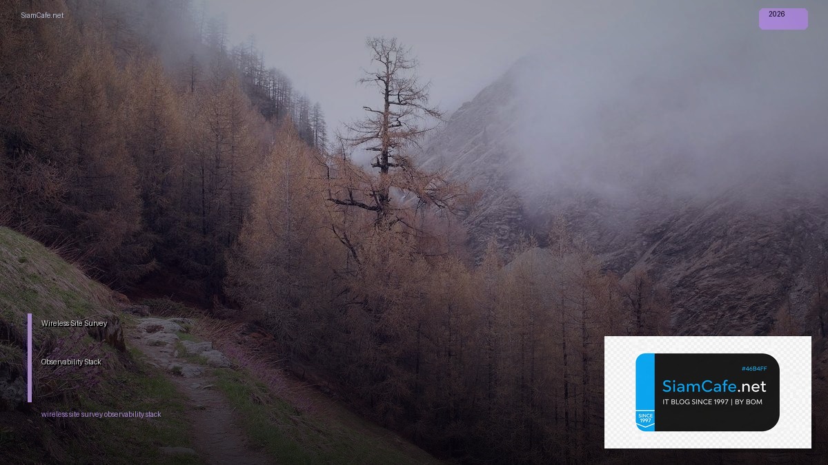 wireless site survey observability stack