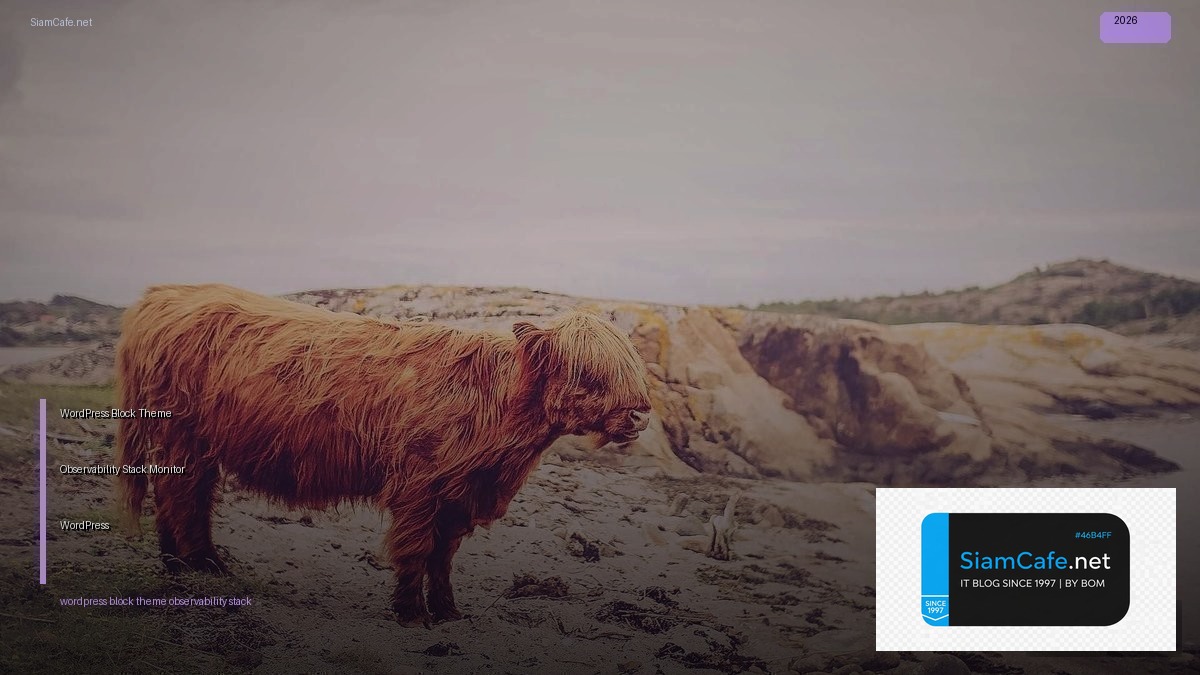 wordpress block theme observability stack