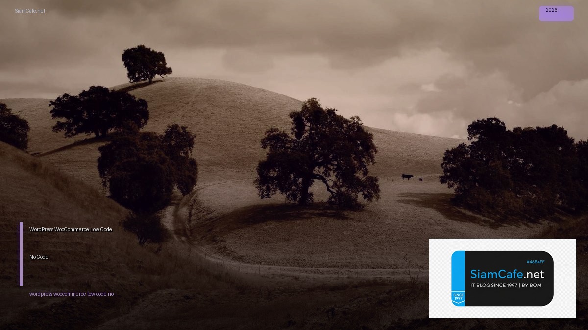 WordPress WooCommerce Low Code No Code | SiamCafe Blog