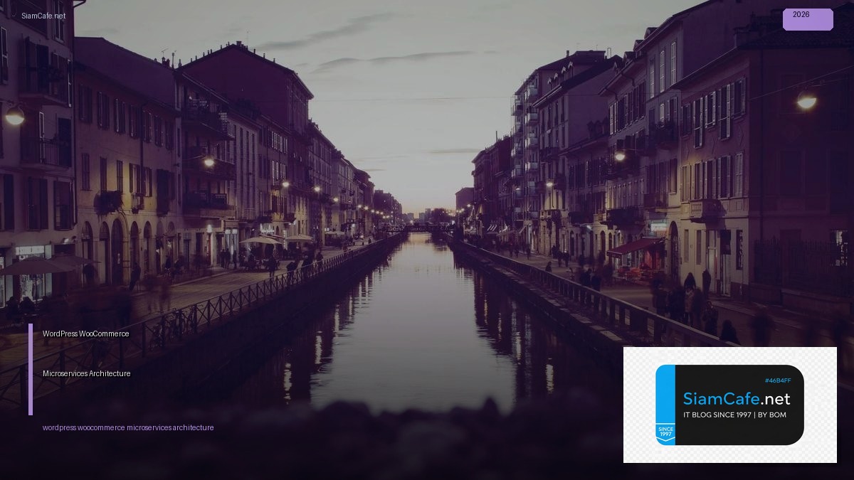 wordpress woocommerce microservices architecture