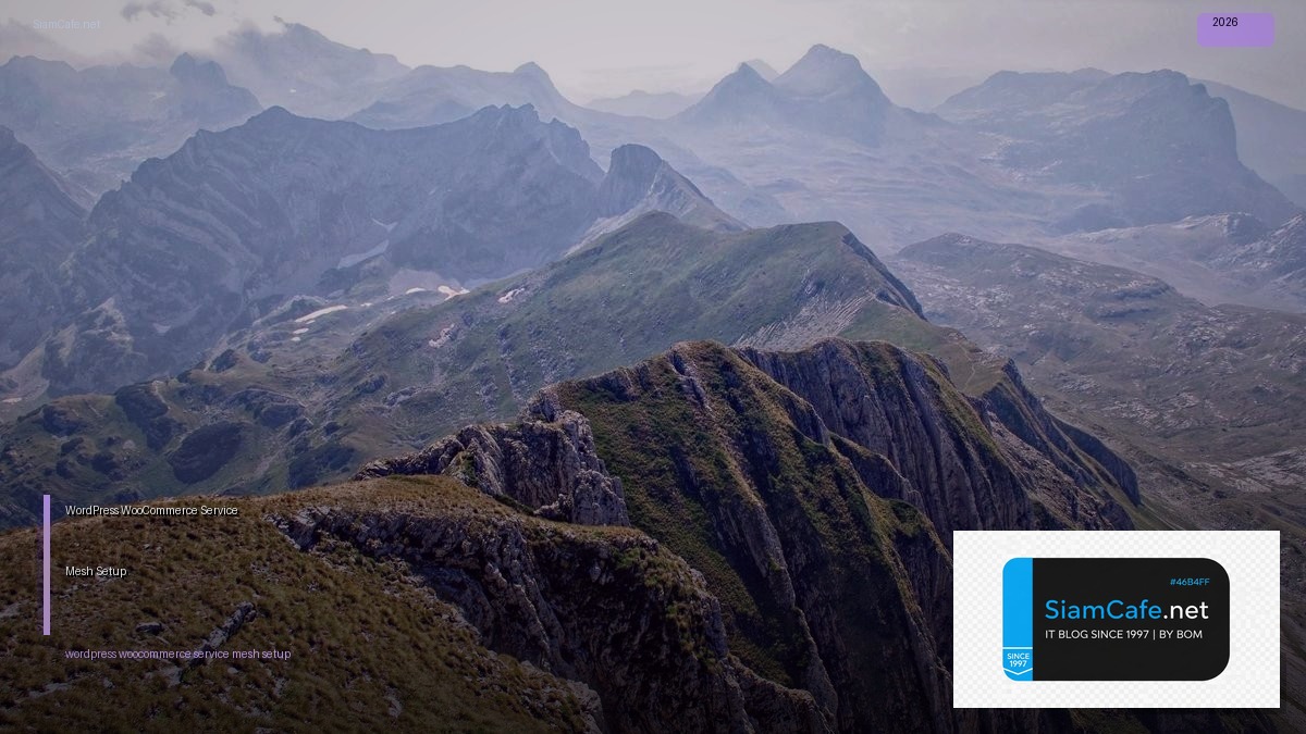 wordpress woocommerce service mesh setup